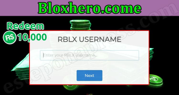 Bloxhero.com free robux