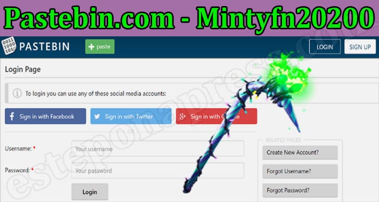 Pastebin.com – Mintyfn20200 (Mar 2022) Checkout Here!