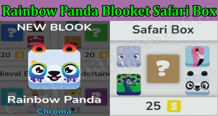 Rainbow Panda Blooket Safari Box {Mar} Is Learning Fun?