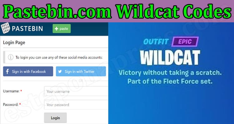 Latest News Pastebin.com Wildcat Codes