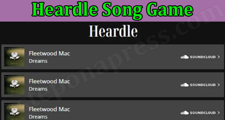 Gaming Tips .Heardle Song Game