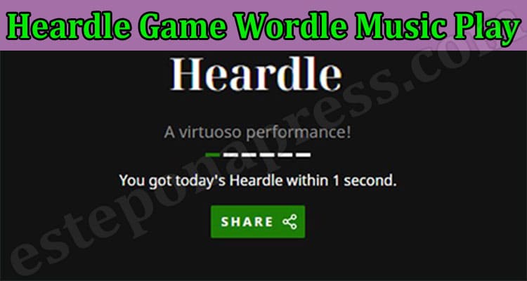 Heardle Game Wordle Music Play {March} Know Differences!