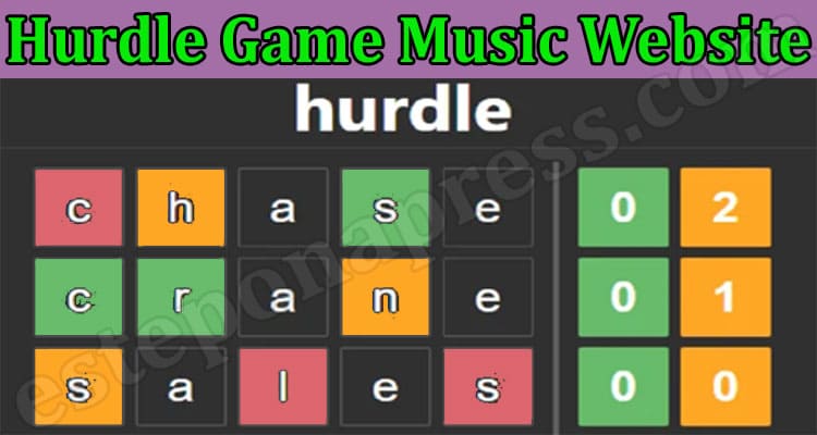 Hurdle Game Music Website {March} Find Steps To Play!