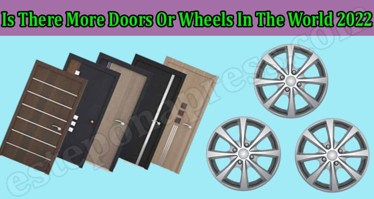 Latest News There More Doors Or Wheels In The World 2022