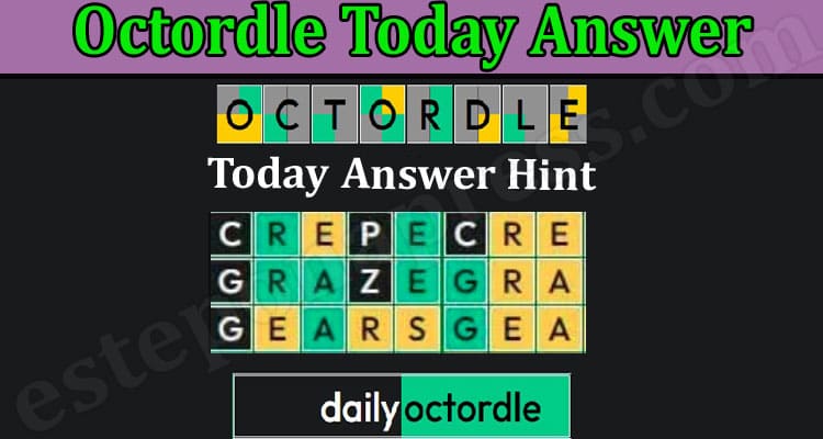 Gaming Tips Octordle Today Answer