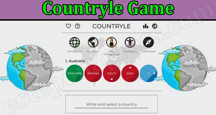 Countryle Game {May} Explore And Find How To Play It!