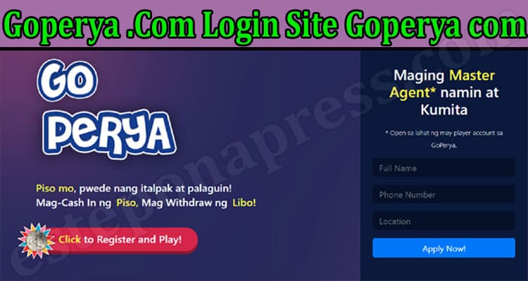 Latest News Goperya .Com Login Site Goperya com