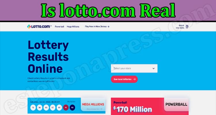 Is lotto.com Real {Nov 2022} Is This Website Authentic?